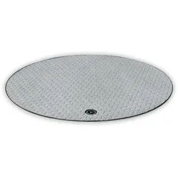 Hailo Schachtabdeckung HS8-R Edelstahl rund tagwasserdicht und geruchssicher Klasse D 400kN 1200x1200mm