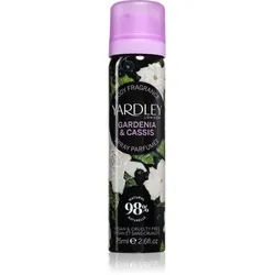 Yardley Gardenia & Cassis Bodyspray mit Parfümierung für Damen 75 ml