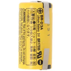 BR-2/3 A Panasonic Lithium Batterie 3,0 Volt mit Lötfahnen in U-Form