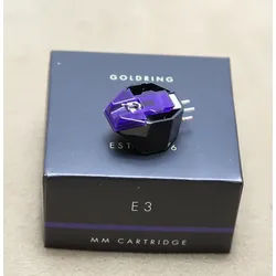 Goldring E3 violet MM-Tonabnehmersystem für Plattenspieler, hohe Feinauflösung GL0058