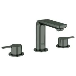 GROHE 3-Loch-Einhand-Waschtischbatterie Lineare, 20304_1 hard graphite gebürstet, 20304AL1 20304AL1