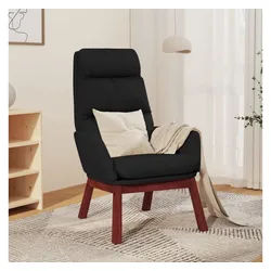 vidaXL Relaxsessel, Relaxsessel Schwarz Stoff