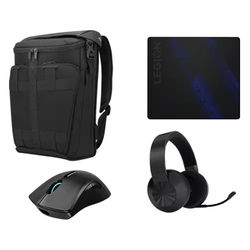 Lenovo Legion H600 Wireless Gaming Headset + Lenovo Legion Active Gaming-Notebookrucksack + Lenovo Legion M600 Gaming-Funkmaus + Lenovo Legion Gaming Control-Mauspad L