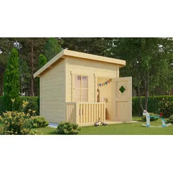 Nordic Holz Spielhaus FLIPP, BxTxH: 230x191x188 cm beige