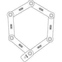 Abus Bordo Granit XPlusTM 6505/85 BK SH +Series