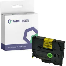 Kompatibel für Brother P-Touch 9200 DX (TZE-S621) Schriftband 9mm/8m Schwarz auf Gelb