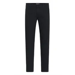 Chinohose SOLID "Chinohose SDChase", Herren, Gr. 30/34, Länge 34, schwarz (true schwarz), Obermaterial: 98% Baumwolle CO. 2% Elasthan EL., Hosen Chinohose