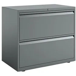 Bisley Hängeregistraturschrank »Essentials« A4, einbahnig, 2 Schübe grau, 80x70.8x47 cm