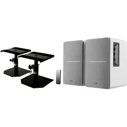 Edifier Studio R1280T WS 2.0 Lautsprechersystem White Set Stativ
