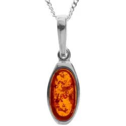 OSTSEE-SCHMUCK Kette mit Anhänger Ostsee-Schmuck Kette mit Anhänger Neele Kette mit Anhänger Neele (2-tlg) silberfarben 42 cm