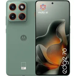 Motorola Edge 70 5G 512 GB / 12 GB - Smartphone - PANTONE lily pad Smartphone (6,67 Zoll, 512 GB Speicherplatz) grün