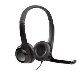 Logitech H390 USB Stereo Headset Mit verbesserter digitaler Klangübertragung und integrierten Bedienelementen