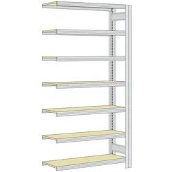 Regalwerk BERT Archivregal Anbaufeld HxBxT 2500x1005x600mm