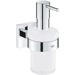 GROHE Start Cube Seifenspender mit Halter, Accessoires, chrom