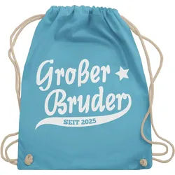Shirtracer Turnbeutel Großer Bruder 2025, Großer Bruder blau