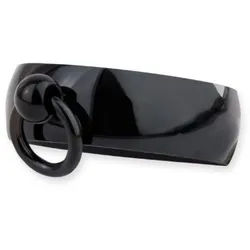 etNox Fingerring Story of O Ring mit Ring: Edelstahl schwarz von etNox 66