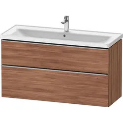 Duravit D-Neo Waschtischunterbau wandhängend Nussbaum Matt 1184x452x625 mm - DE4391070790000 DE4391070790000