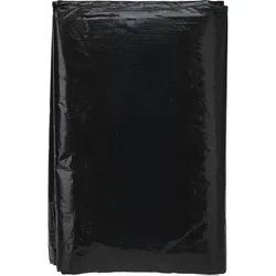 Robuste Bodenplane & Zeltunterlage 3x4m Schwarz - 100% wasserdichter Schutz für Zeltboden vor Nässe & Schmutz - Ideal für Camping & Garten