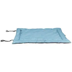 TRIXIE Tierdecke Reisedecke Samoa Classic eisblau/grau blau|grau 70 cm x 85 cm