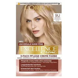 LOreal-Paris Haarfarbe ColorationExcellence Creme Universale Nude-Töne 9U Sehr helles Blond 1 Stk.