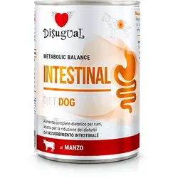 Disugual Veterinary Nassfutter für Hunde INTESTINAL Rind (Erwachsene) 400g