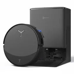 ECOVACS DEEBOT T90 PRO OMNI Schwarz Saug-Wisch-Roboter mit Reinigungsstation