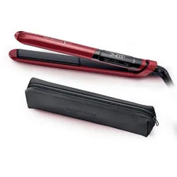 Russell Hobbs Haarglätter , Rot , Kunststoff , 3x8x31 cm , Grüner Punkt , Ionisierungsfunktion, digitale Temperatureinstellung, automatische Sicherheitsabschaltung , Freizeit & Co, Wellness & Gesundheit, Körperpflege, Haarstyling