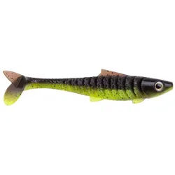 Zeck Fishing Kunstköder, Zeck UBS Baby Rippler 10cm Moor Kiwi Gummifisch 10 cm