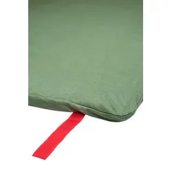 Meyco Baby Spannbettlaken Uni Forest Green, Matratzenbezug für Reisebett, Gummizug: Rundum, (1 Stück), 60x120cm grün