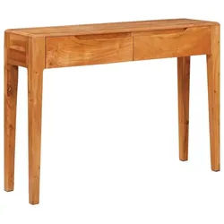 vidaXL Konsolentisch 110 x 30 x 80 cm Konsolentisch Braun 110x30x80 cm Akazie Massivholz braun