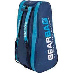 Oliver Racketbag Gearbag (Schlägertasche, 2 Hauptfächer) blau