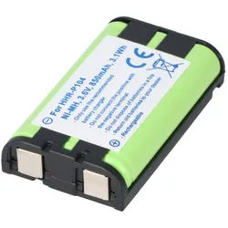 Akku passend für Panasonic KX-TG2302B, Panasonic KX-TG2312, HHR-P104