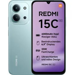 Xiaomi Xiaomi Redmi 15C 5G 128 GB Grün EEK A (A - G) 17.5 cm (6.9 Zoll) Sma Smartphone grün