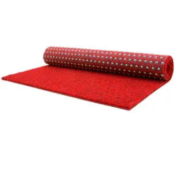 Xxxl Rasenteppich , Rot , Textil , Uni , rechteckig , 200x1200 cm , Made in Eu , beliebig kürzbar, in verschiedenen Größen erhältlich, UV-beständig, pflegeleicht, strapazierfähig, leicht zusammenrollbar , Teppiche Und Böden, Terrassen- & Balkonböden, Kunstrasen