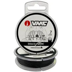 VMC Vorfachschnur VMC BlackFlex 1x7 Stahlvorfach C718 10m, 10 m Länge grün