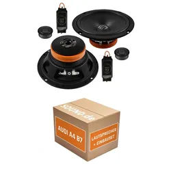 JUST SOUND best choice for caraudio Lautsprecher Boxen Einbauset Musway MAE6.2C Audi A4 B7 Auto-Lautsprecher (100 W) schwarz