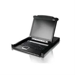ATEN CL5708M 43cm LCD KVM Switch, USB-PS/2,VGA, 8 Port, US-Layout