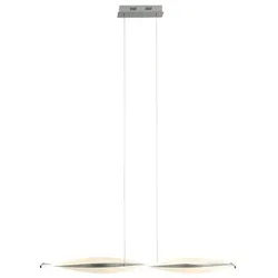 NÄVE LED-Pendelleuchte »Nina«, BxHxL: 10 x 7,5 x 115 cm, Metall/Kunststoff - silberfarben