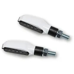 HIGHSIDER Smart Multiface LED Anzeigekörper Weiß / Linse getönt (Paar), Vorne & Hinten, weiss