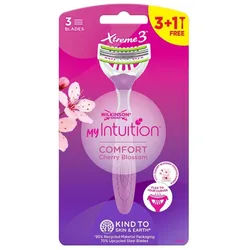Wilkinson Körperrasierer My Intuition Xtreme 3 Einwegrasierer für Frauen 4St.