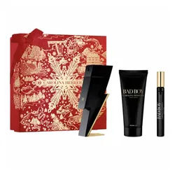Carolina Herrera Duft-Set Set mit Herrenparfüm BAD BOY EDT 3 Stücke