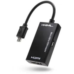 Adapter Universe Micro USB auf HDMI Adapter MHL Kompatibel Mit Samsung Galaxy S2 i9100 Smartphone-Adapter