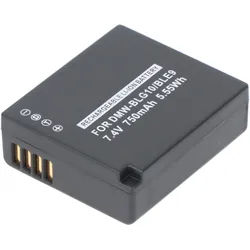 Akku kompatibel für Panasonic DMW-BLG10 E Akku DMW-BLE9 Akku, DMW-BLE9E, DMW-BLE9GK, DMW-BLE9PP, DMW-BLG10, DMW-BLG10E, BP-DC15