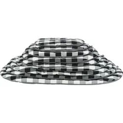 TRIXIE Kissen Scoopy, oval, 77 x 50 cm, schwarz / weiß / grau