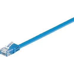 GOOBAY 96339 - Cat.6a Flachkabel blau 5 m