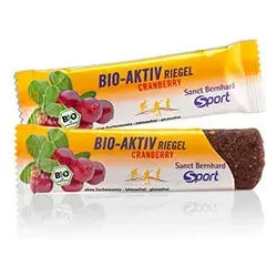 Sanct Bernhard Sport Bio-Aktiv-Riegel Cranberry 40 g - 40 g