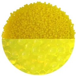 trendfinding Deko-Granulate 100 g Hydroperlen Deko Granulat, (3,5-4 mm, Gelb) gelb Ø 0,35 cm