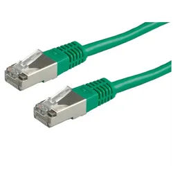 ROLINE Patchkabel Cat.5e (Class D) SF/UTP LAN-Kabel, RJ-45 Männlich (Stecker), RJ-45 Männlich (Stecker) (200.0 cm) grün