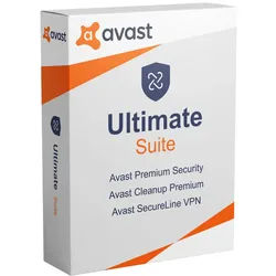 Avast Ultimate Suite 2026 | 1 Gerät / 1 Jahr | Sofortdownload + Produktschlüssel