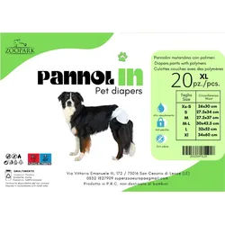 PannolIN Windeln für Hündinnen Größe XL 34x60cm 20 Stück/Packung.